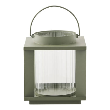 Lohals lantaarn van glas en metaal - groen - 18 × 18 × 205 cm