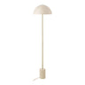 Sheffield Vloerlamp Beige met Marmeren Voet 155 cm - marmer en staal - Mooier Thuis