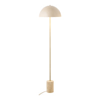 Sheffield Vloerlamp Beige met Marmeren Voet 155 cm