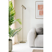 Paris Vloerlamp Zilver met Verstelbare Spot 150 cm