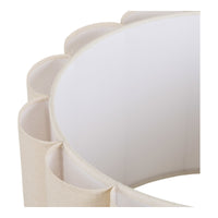 Wattom Vloerlamp Geplooide Linnen Kap Grijs-Beige 150 cm