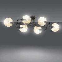 Emibig BRENDI 6A 6-lichts plafondlamp - Amber glas