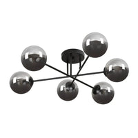 BRENDI 6-lichts plafondlamp - Smoked glas - Mooier Thuis