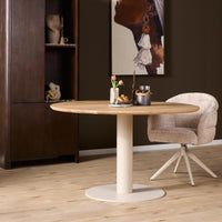 Eiken Eettafel Ferris Rond 110 cm
