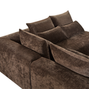 Hoekbank June - Choco Rechts