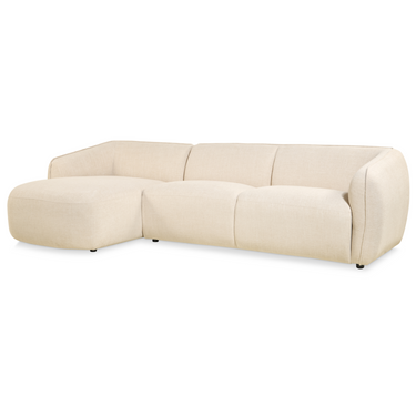 Hoekbank Laila - Stof Beige Links