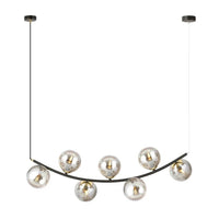 RITZ 7-lichts hanglamp - Smoked glas - Mooier Thuis