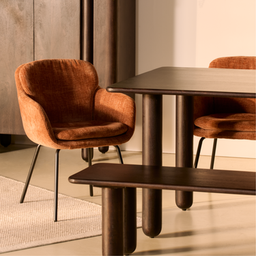 Eettafel Rondo - 220cm Donkerbruin