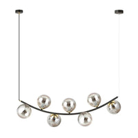 Emibig RITZ 7-lichts hanglamp - Smoked glas