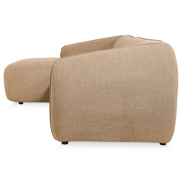 Hoekbank Laila - Stof Taupe Links