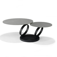 Salontafel Orion - Deckstone Grijs - 2 Draaibare Bladen - Mooier Thuis