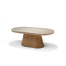 Salontafel DELOS - Deckstone Travertijn - 120x60 cm - beige - Mooier Thuis