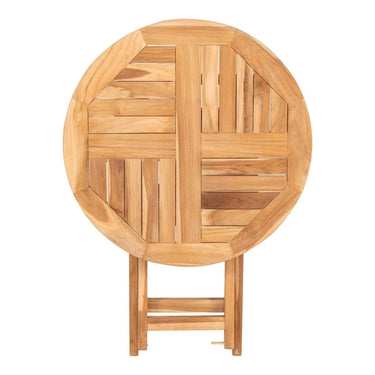 Oviedo Bijzettafel van teak naturel Ø70 cm