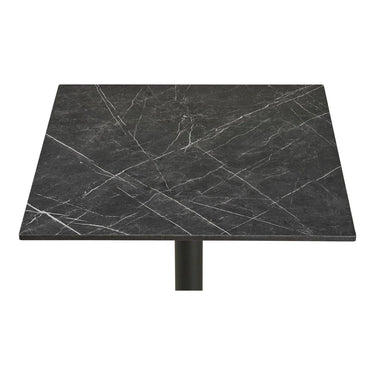 Bistrotisch Marmoroptik grau/schwarz 60 cm