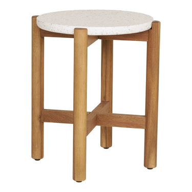 Terracina Bijzettafel met terrazzo blad