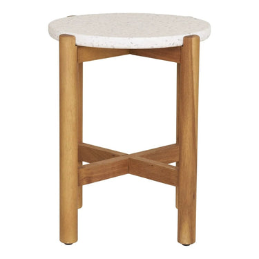 Terracina Bijzettafel met terrazzo blad