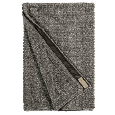 Winterhome luxury faux fur blanket Vicunya Carbon