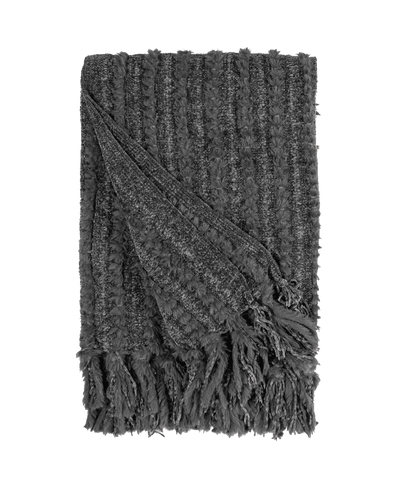 Winterhome luxe veganistische deken Galloway Anthracite