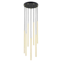SELTER 7-lichts hanglamp - Goud buizen - Mooier Thuis