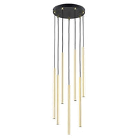 Emibig SELTER 7-lichts hanglamp - Goud buizen