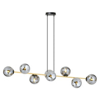 Emibig GRAVITY 8-lichts hanglamp - Smoked glas - Mooier Thuis