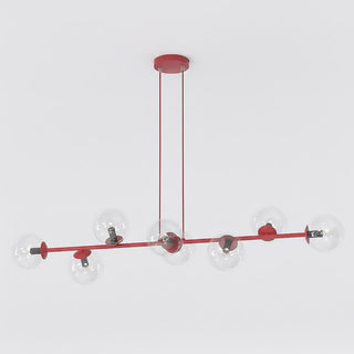 Magnus hanglamp helder glas 8-lichts transparant