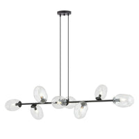 PANDORA 8-lichts hanglamp - Helder glas - Mooier Thuis