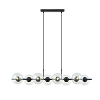 RORY 8-lichts hanglamp - Helder glas - Mooier Thuis