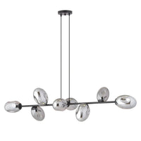 Emibig PANDORA 8-lichts hanglamp - Smoked glas