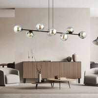 ROSSI 8-lichts hanglamp - Smoked glas - afbeelding 2