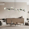 ROSSI 8-lichts hanglamp - Smoked glas hanglamp met ronde bol - bestellen bij Mooier Thuis