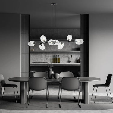 PANDORA 8-lichts hanglamp - Helder glas