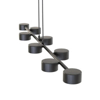 Emibig MEGARA 8-lichts hanglamp - Zwart frame - Mooier Thuis