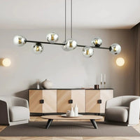 Emibig ROSSI 8-lichts hanglamp - Smoked glas