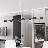 MEGARA 8-lichts hanglamp - Zwart frame hanglamp met lampenkap - bestellen bij Mooier Thuis