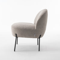 RV Design Fauteuil Baudin - Bouclé Naturel - Mooier Thuis