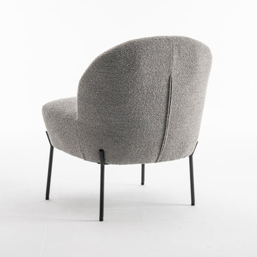 Fauteuil Baudin - Bouclé Staalgrijs