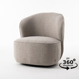 Drehsessel Sammy - Bouclé Natur