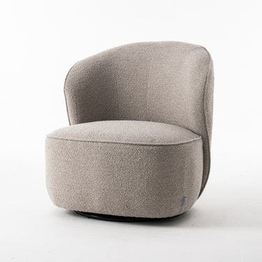 Draaifauteuil Sammy - Bouclé Naturel