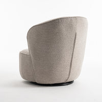 Draaifauteuil Sammy - Bouclé Naturel - afbeelding 2