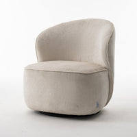 RV Design Draaifauteuil Sammy - Stof Loris Crème
