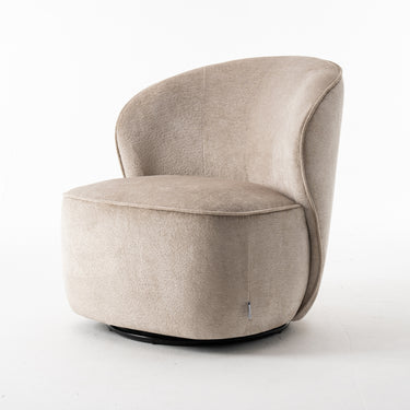 Draaifauteuil Sammy - Stof Loris Beige