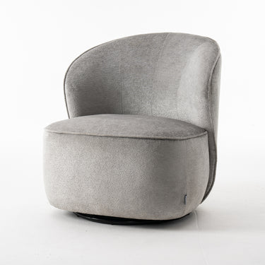 Draaifauteuil Sammy - Stof Loris Grijs