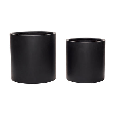 Schwarze Wüstentöpfe (2er-Set)