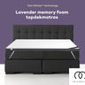Topdekmatras Twin Motion Lavendel Traagschuim – 180x200 cm - wit - Mooier Thuis