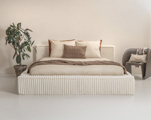 Platformbed Melody Parelbeige – 160x200 cm – Zonder Matras