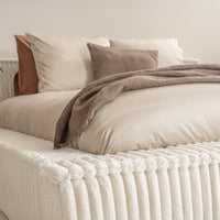 Platformbed Melody Parelbeige – 160x200 cm – Zonder Matras