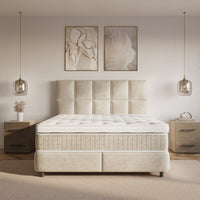 Opbergboxspring Neroli Beige – 180x200 cm