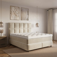 Opbergboxspring Neroli Beige – 180x210 cm