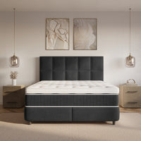 Opbergboxspring Neroli Zwart – 180x210 cm